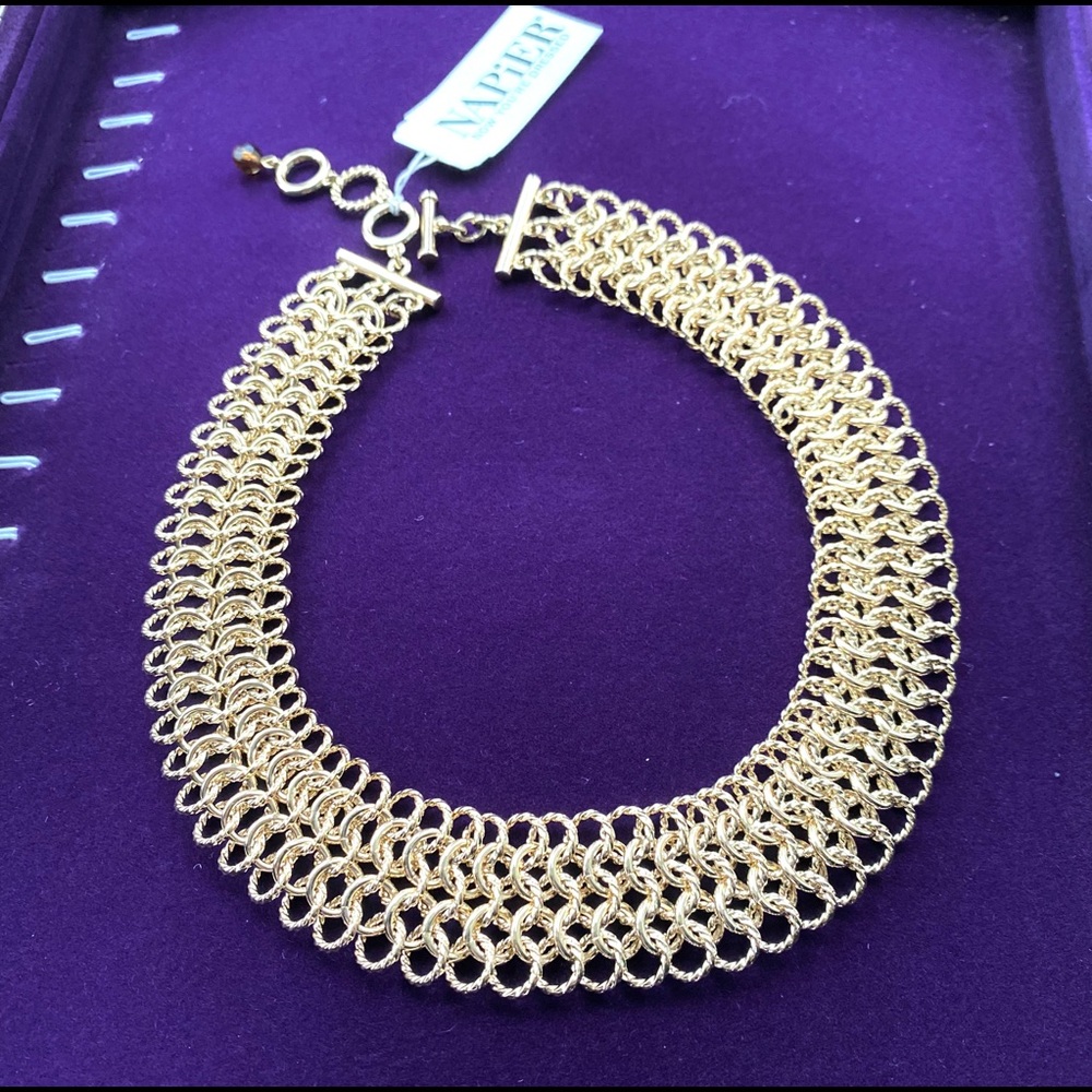 NAPIER Chainmaille Gold Necklace